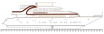 Entwurf Tauchschiff MY Ocean Window