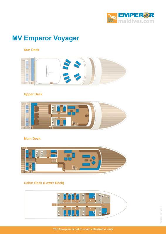 Deckplan Safarischiff Emperor Voyager