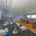 Tisch Restaurant Tauchyacht Blue Melody