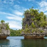 Felsformation Hotel Papua Paradise Eco Resort