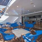 Bistro Bereich Safariyacht Blue Melody