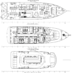 Deckplan Entwurf Tauchsafariyacht DiveRACE Class X