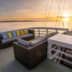 Oberdeck Tauchsafariyacht Pindito