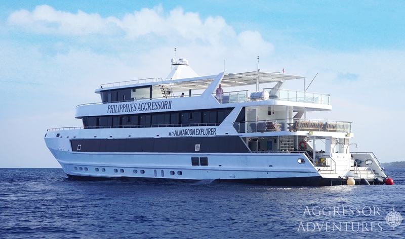 Rückansicht Tauchsafariyacht Philippines Aggressor 2
