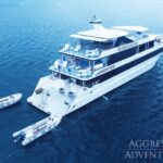 Rückseite Zodiacs Tauchsafariboot Philippines Aggressor 1