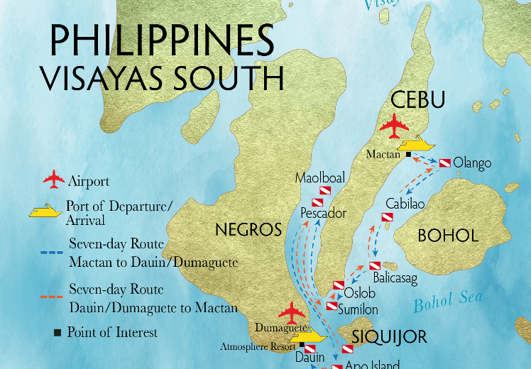 visayas-south-route-philippines-aggressor Visayas South Tauchsafarischiff Philippines Aggressor