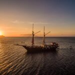 Sonnenuntergang ohne Segel Tauchsafariyacht Carpe Diem Phinisi