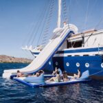 Wasserrutsche Schwimminsel Tauchyacht Scubaspa ZEN