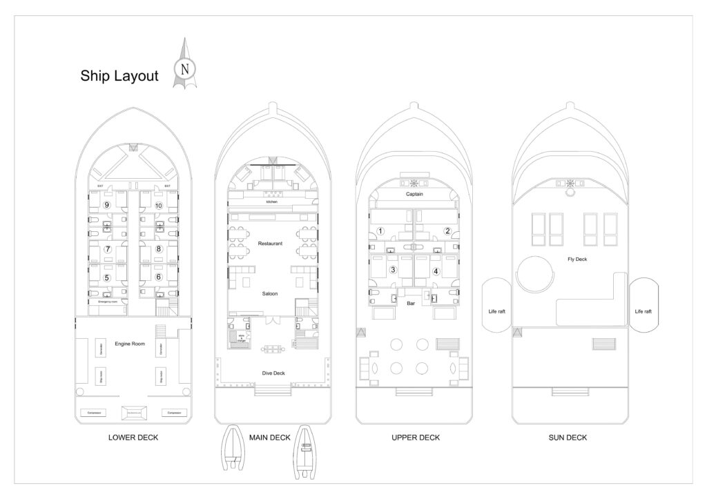 deckplan-alia-soul Deckplan Safarischiff Alia Soul
