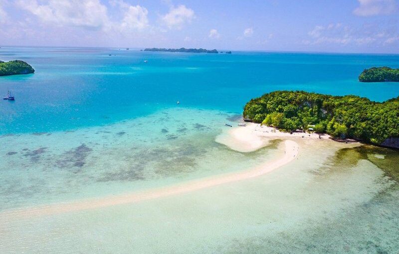 long-beach-island Long Beach Palau Mikronesien
