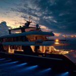 Rückseite Nacht Tauchboot Black Pearl