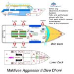 Deckplan Dhoni Tauchboot Maldives Aggressor II