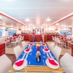 Restaurant Tauchsafariyacht Maldives Aggressor II