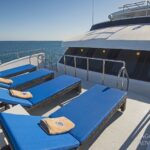 Vorderes Sonnendeck Tauchsafariyacht Maldives Aggressor II