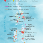 Tour Karte Tauchschiff Maldives Aggressor II