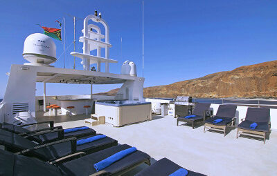 Sonnendeck Tauchyacht Nautilus Belle Amie