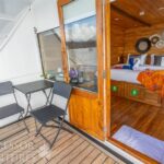 Privatbalkon Balcony Suite Tauchsafarischiff Komodo Aggressor