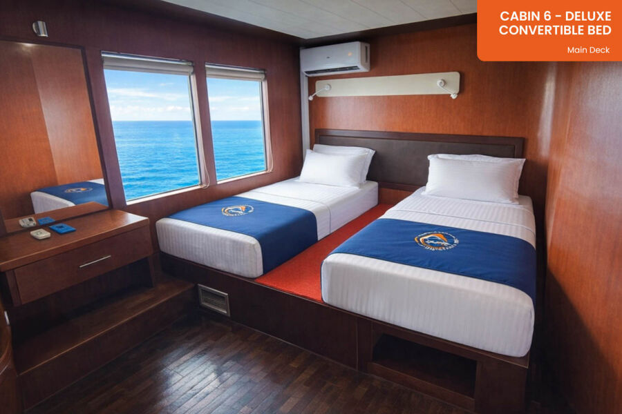 Lower Deck – 32 Deluxe HD Tauchyacht Theia