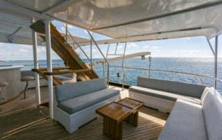 Outdoor Lounge Tauchsafariyacht Galapagos Sky