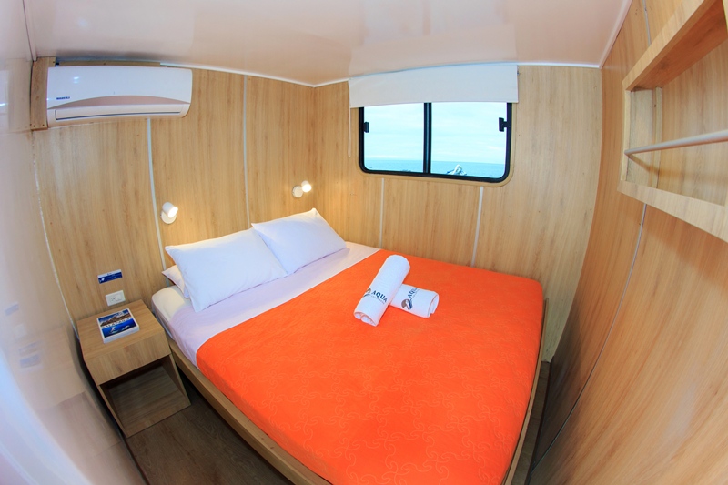kabine-a-db-od-aqua Double OD Tauchyacht Aqua