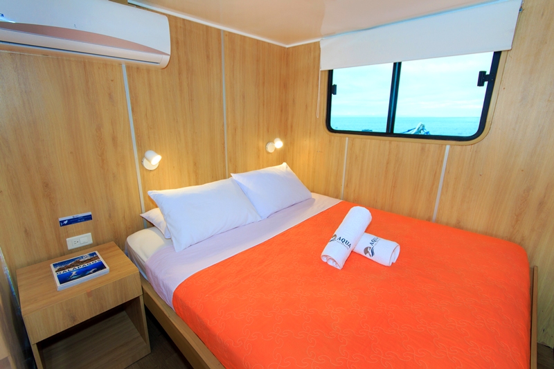 kabine-c-db-od-aqua Doppelbett OD Tauchschiff Aqua