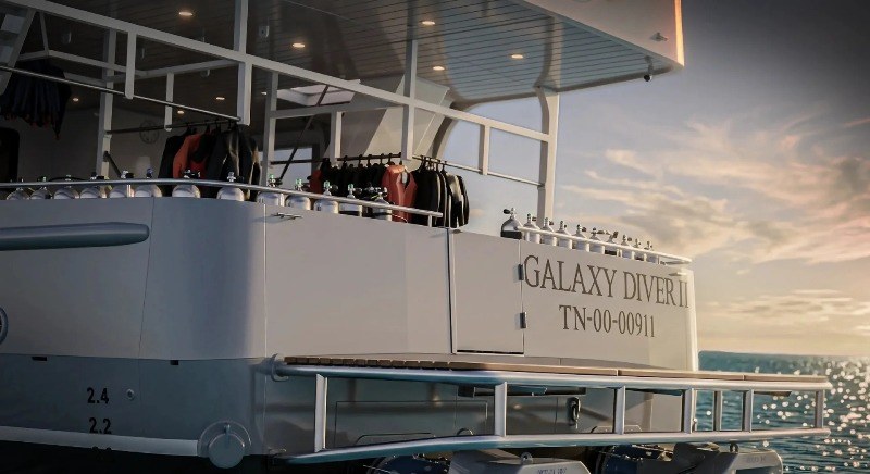 tauchdeck-zodiacs-2-galaxy-diver-2 Tauchschiff Galaxy Diver 2