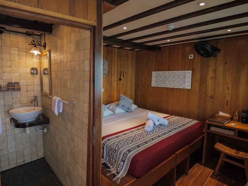 kabine-24-double-2-od-amira Double/ Twin (Oberdeck) Tauchyacht Amira